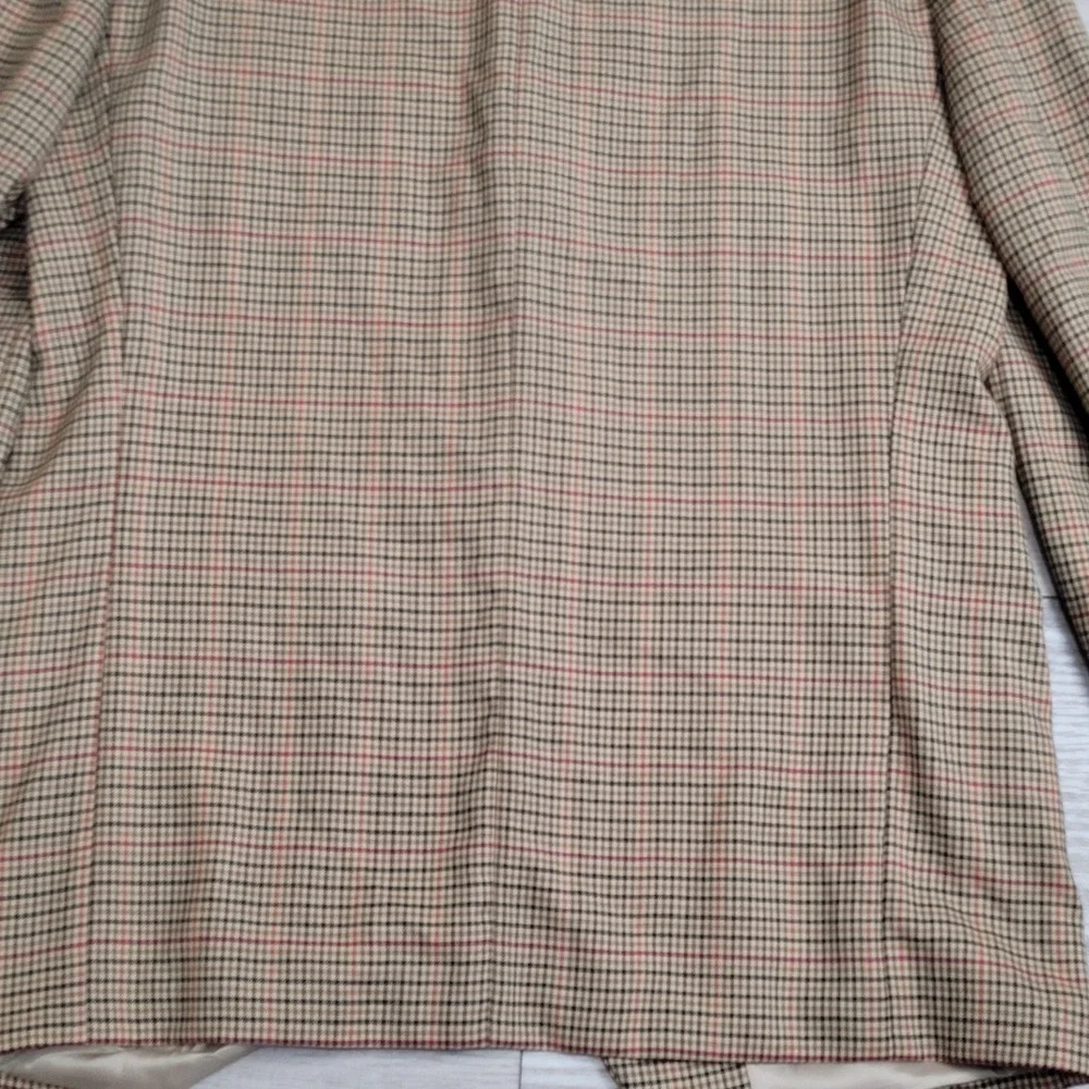 Vintage Ralph Ralph Lauren Sport Coat Mens 44 Tall Houndstooth Plaid Wool Canada